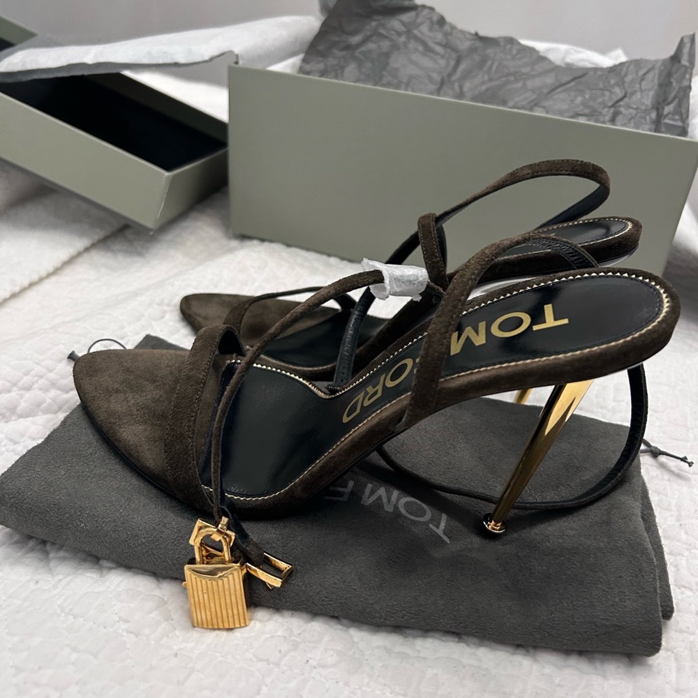 Tom Ford Suede Padlock *Brand New*